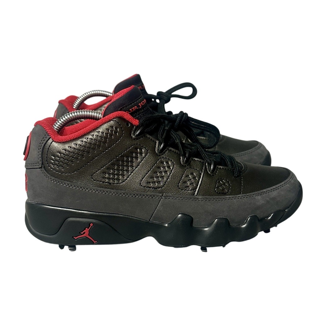 Nike‎ Air Jordan 9 Low Golf Sneakers Black True Red FJ5934-002 Men's Size 8 New